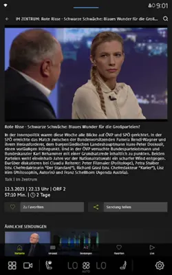 ORF TVthek android App screenshot 1